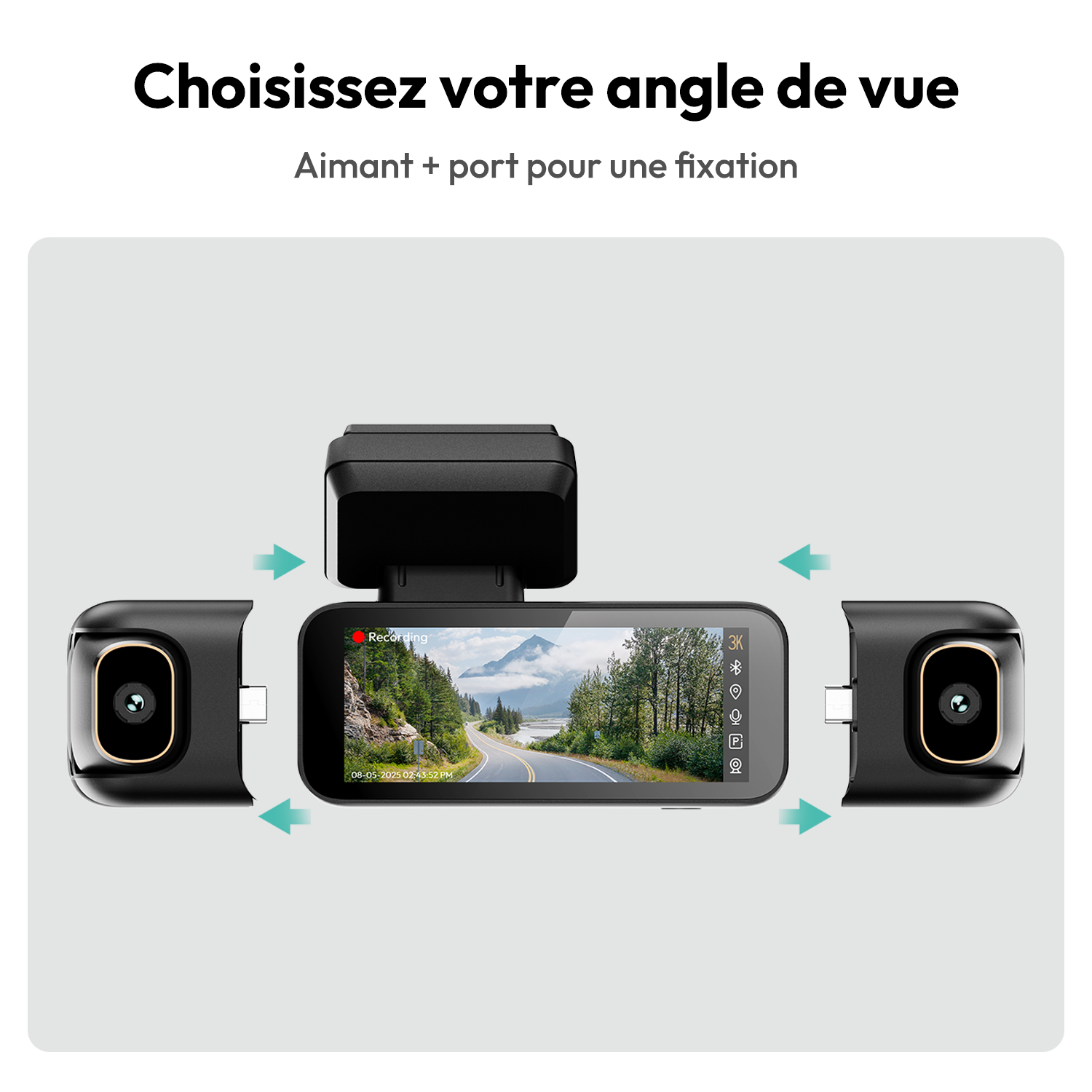 1080P Side Dash Cam for G980H Multi Channel