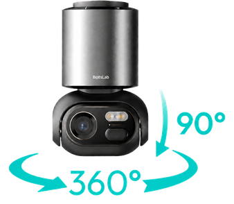 W510 camera panning 360° and tilting 90°
