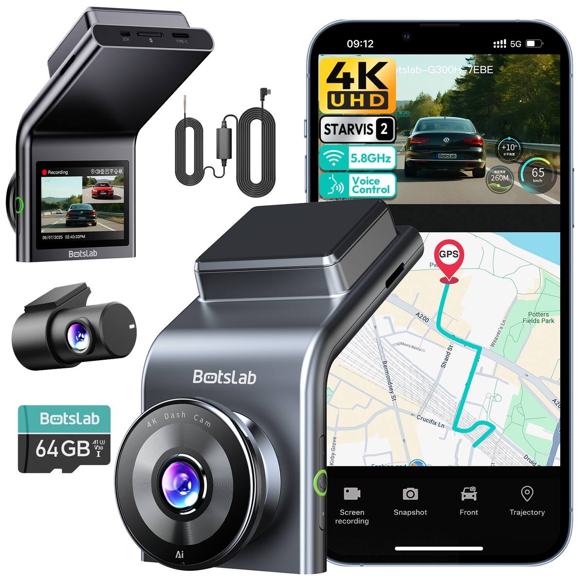 G300H Plus Dash Cam (UK)