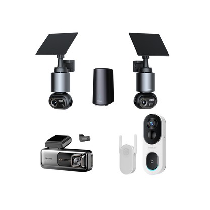 Home & Drive Security Bundle:  W510 (2-Cam Kit) + G980H Pro + R810 SE