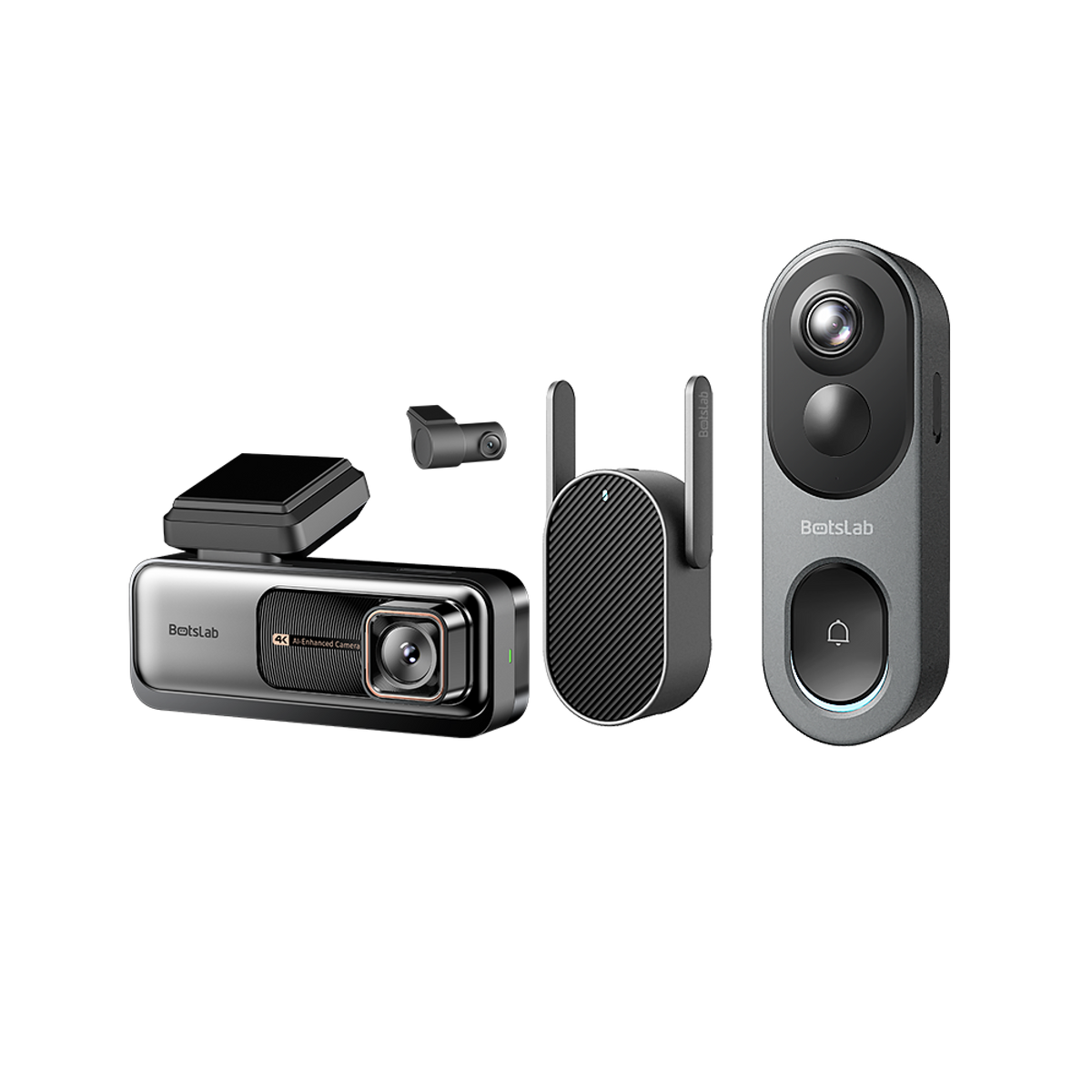 Home & Drive Security EU Bundle: G980H Pro Dash Cam + R810 Video Doorbell