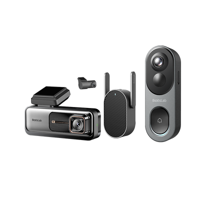 Home & Drive Security EU Bundle: G980H Pro Dash Cam + R810 Video Doorbell