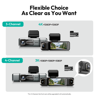1080P Side Dash Cam for G980H Multi Channel
