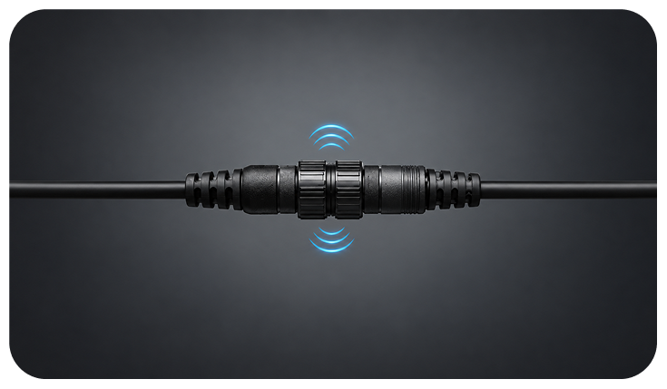 Vibration-resistant cable connector