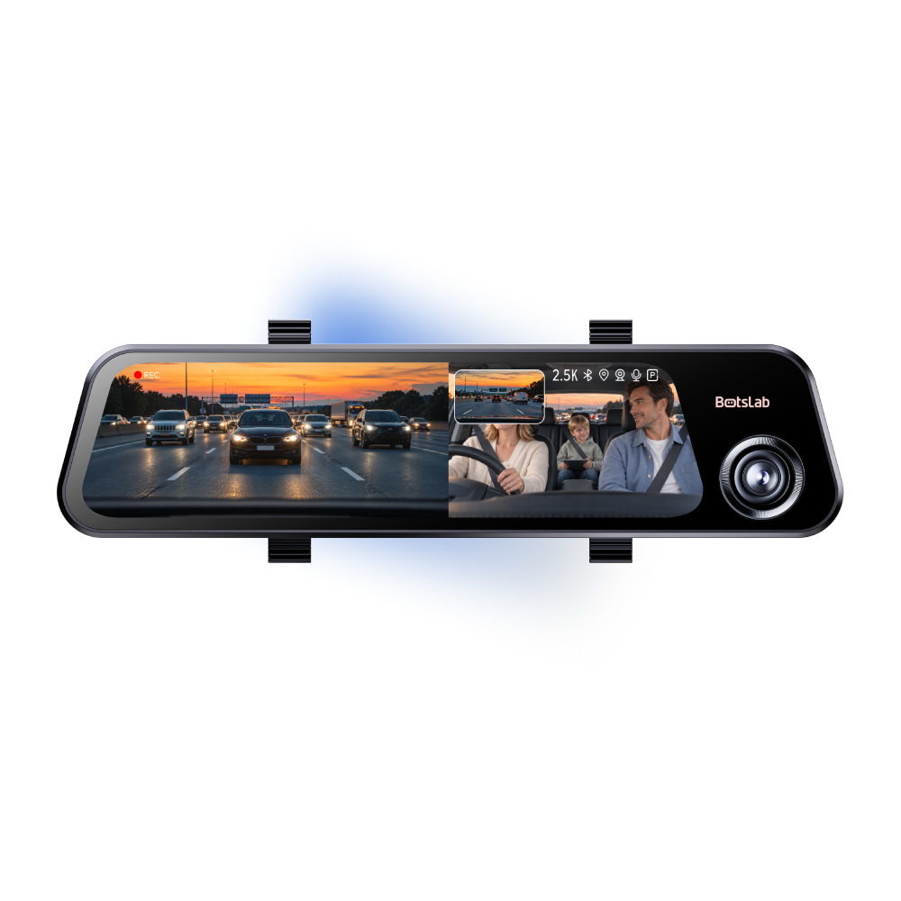 Nightvue Rear Mirror Dash Cam NV900 (2 Packs)