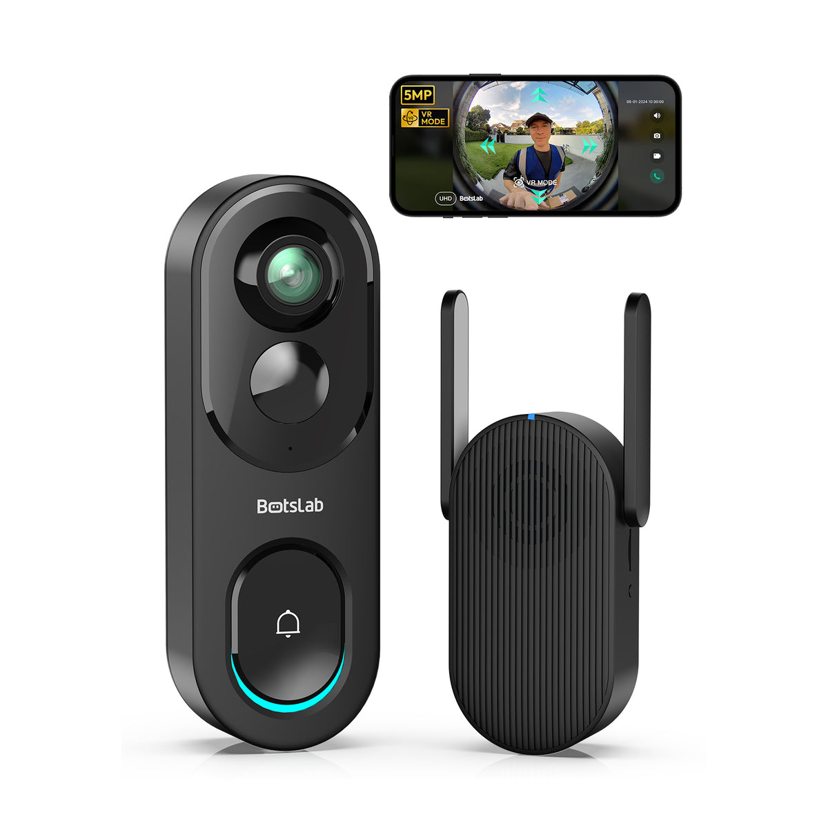Home & Drive Security Bundle: G980H 4-Channel  Dash Cam + R810 Video Doorbell