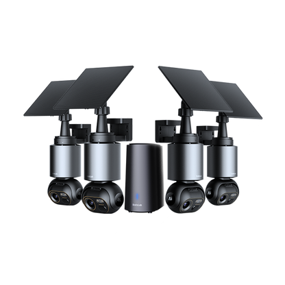W510 4K AI Security Camera System | 4-Camera Kit