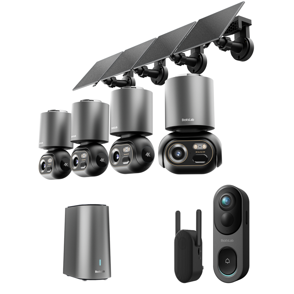 Home Security Bundle: R810 Video Doorbell + W510 Outdoor Camera