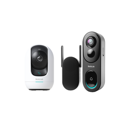 Home Security Bundle: C221 Indoor Camera + R810 Video Doorbell